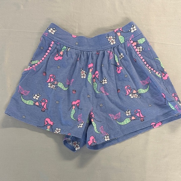 OshKosh B'gosh - Blue Mermaid Print Shorts - Picture 1 of 3